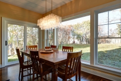 Finished Dining room installation of large windows