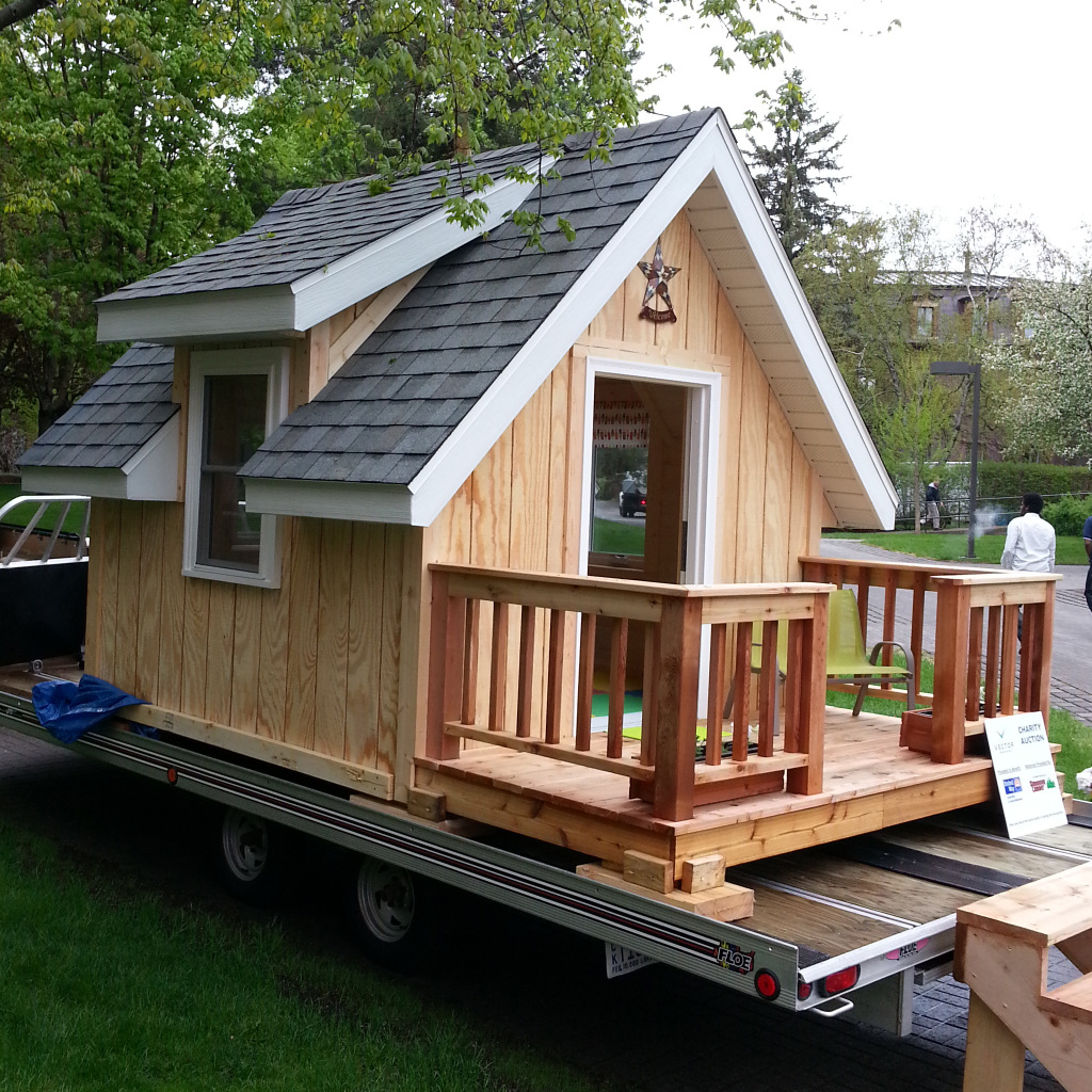 Exterior shed installation