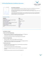 Vector Window Installation Installation Instructions | Vector Windows